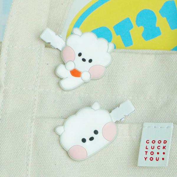 

Мини-заколка для волос Line Friends BT21 RJ
