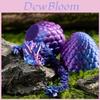 Gem Dragon 3d Printed Egg Set Lucky 13 Creative Action Figure Toy Plastic Material