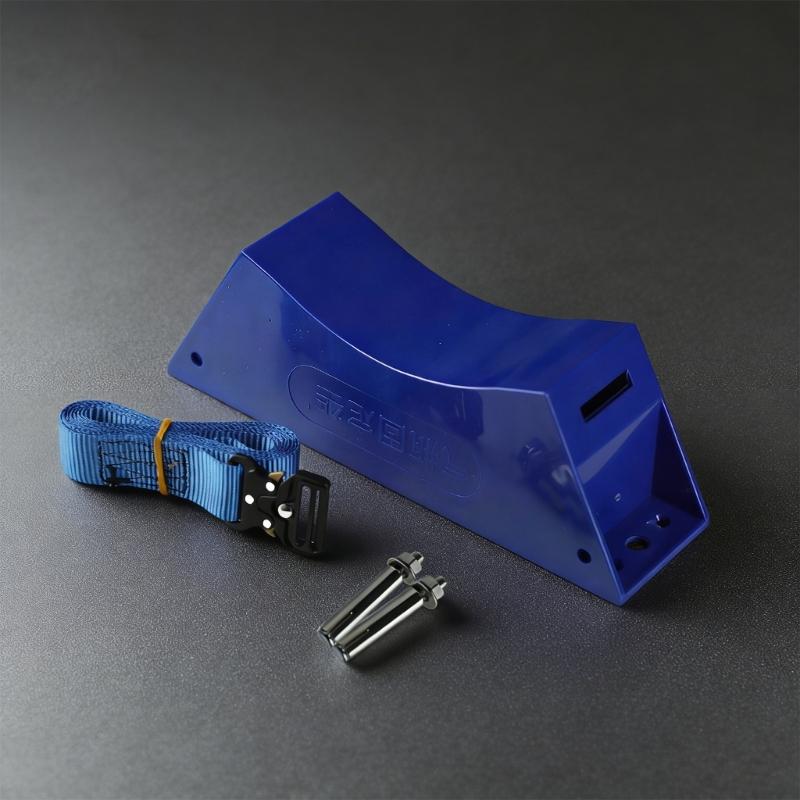 Heavy Duty ABS Gas Bottle Holder Wall Mounted With Safety Strap For Laboratory Hospital Factory Use Easy Installation
