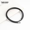 3.0 Encrypted Handmade Waxed Leather Necklace Cord - Pendant and Jewelry Accessory for Men and Women
