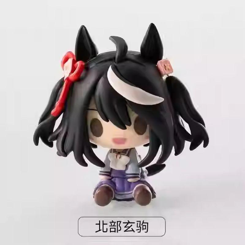 Anime Umamusume Pretty Derby Tokai Teio Gold Ship Mejiro Kitasan Black Figure Model Statue Desktop Car Ornament Boy Toy Gifts