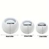 3 Sizes DIY Succulent Vase Round Candle Cup Craft Making Supplies Stucco Concrete Resin Storage Box Mould Home Decoration Tools