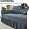 Printed Sofa Cover Stretch Couch Covers Patterned Slipcovers With Skirt Washable Spandex Furniture Protector For Living Room