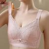 Large-sized Bras Women's Thin Underwear Women's Full-cup Bras Without Underwire Breast Retraction Gathering and Adjustable Bras Push Up Bra