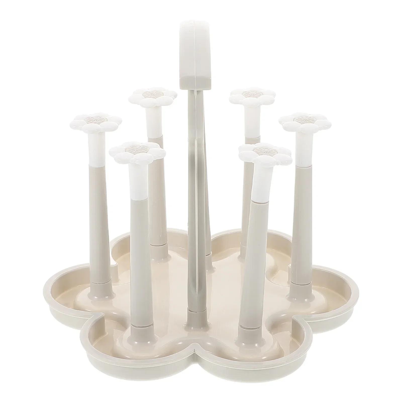 

Многофункциональная подставка для чашек, сушилка для бутылок, кухонная, для гостиной, подставки для кружек, настольная, для стеклянных бутылок, для детского кормления, европейский стиль бежевый