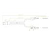 BNC To Banana BNC Test Leads Hand-held Testing 135 5mm 5A Rated Current Industrial Application For Multimeters