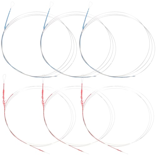 Lurrose 3-Pack Erhu Strings, Sitar Strings, Guitar Strings, Yuruheen Accessories, Urheen Parts, Steel Wire Replacement, Biwa Strings