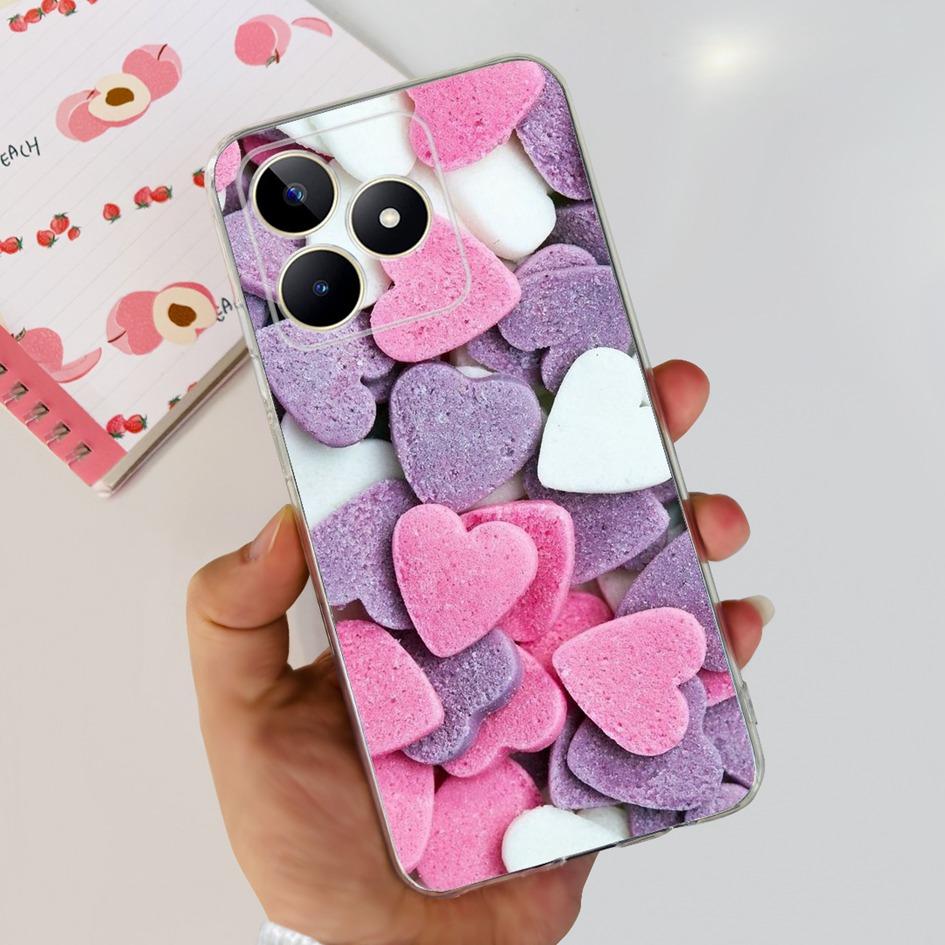 For Cover Realme C53 Phone Case 6.74" 2023 New Fashion Astronaut Soft Silicone Clear Back Cover For Realme C53 RMX3760 C 53 Capa