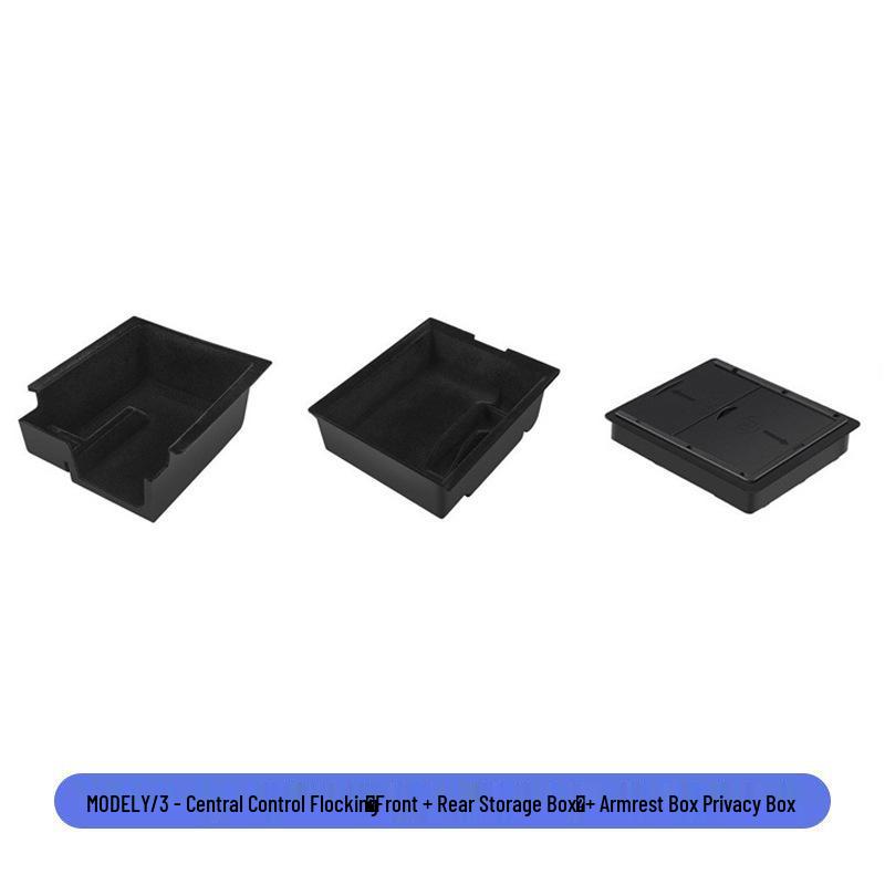 Refreshed Tesla Model Y 3/6-Seater Center Console Armrest Storage Box