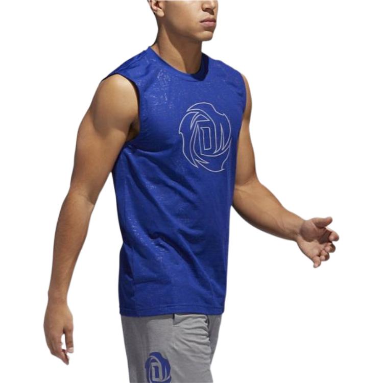 Adidas ROSE SL JERSEY Basketball Jersey Men's Blue CW6887