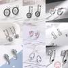 925 Silver Snake AAA Zircon Stud Earrings For Women Exquisite Student Girlfriend Jewelry Accessories Wedding Party