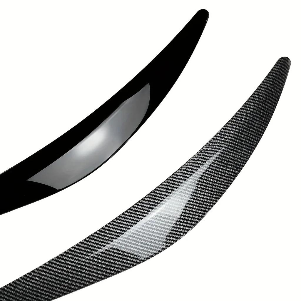 Par Bil Framlyktor Ögonbryn Ögonlock Trim Klistermärken Skydd För Infiniti Q50 2014 2015 2016 2017 2018-2022 Strålkastarögonbryn
