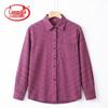 Langsaha Women's Loose-Fit Plaid Long-Sleeve Casual Shirt