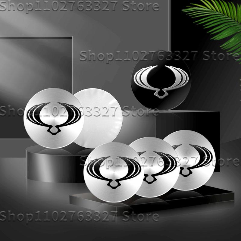 4Pcs 56mm Aluminium Dust Cover Car Aluminum Air Tire Valve Caps For SsangYong Actyon Turismo Ssang Rodius Rexton Korando Musso TC1