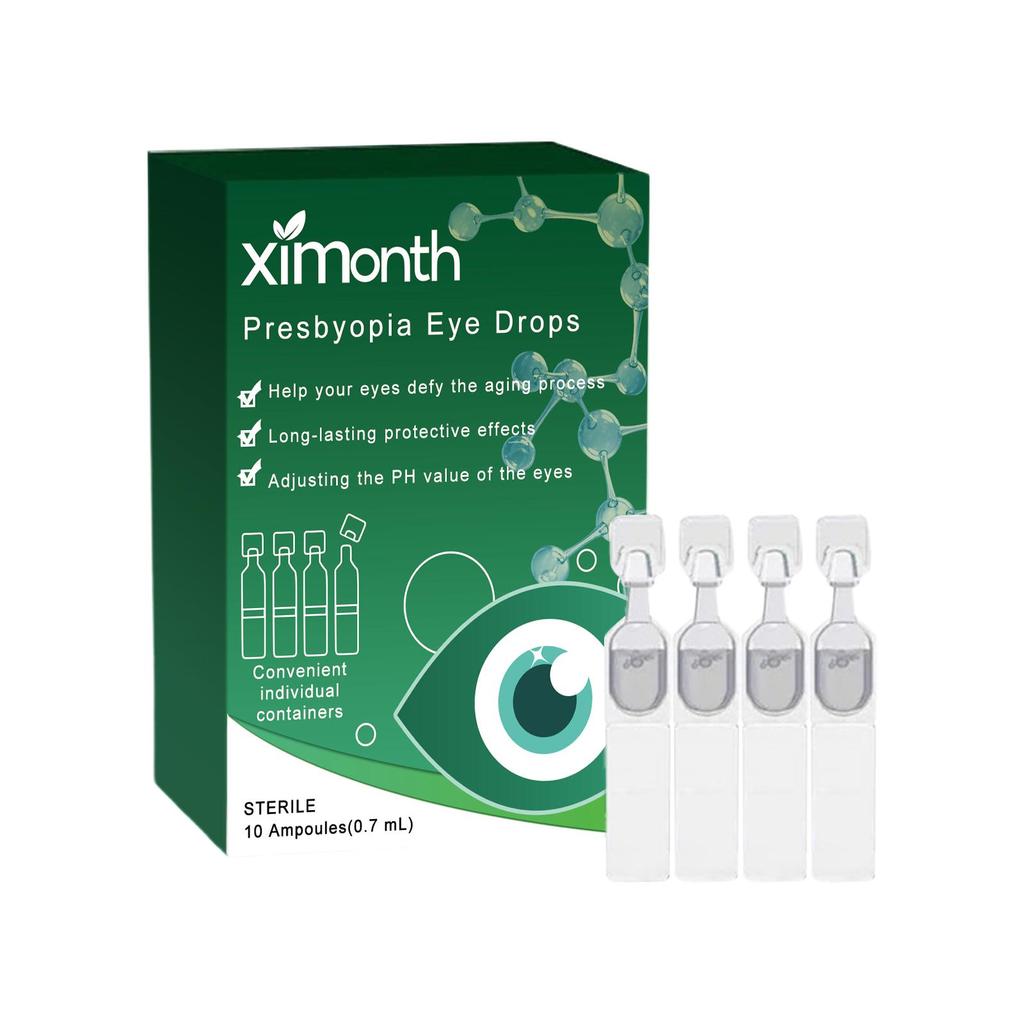 Ximonth Eye Drops Relieves Eye Fatigue Dryness Itching Watery Eyes Soreness And Blurred Vision Moisturizing Eye Care Solution