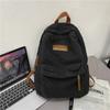 Amerikanischer High School Retro Rucksack Alt Gewaschener Canvas Rucksack für Männer und Frauen Schultasche für Studenten