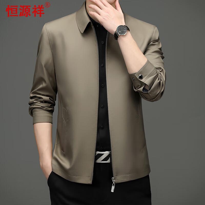 

Hengyuanxiang Men s Business Casual Jacket L (175)