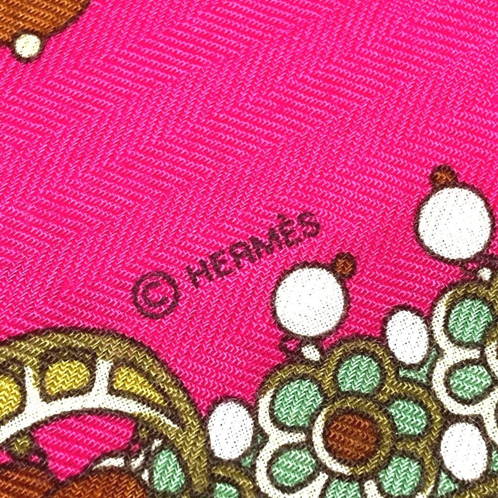 Hermes Maharaja's Jewelry Calle Jean 140 Large Format Shawl Stole / Shawl Scarf