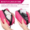 HAKUBA Inner Case Plus Shell Embossed Multi Pouch AZ Wave Pink Ideal for organizing PC travel and AMZSEBMPWPK 4977187001419 - peripherals, items,