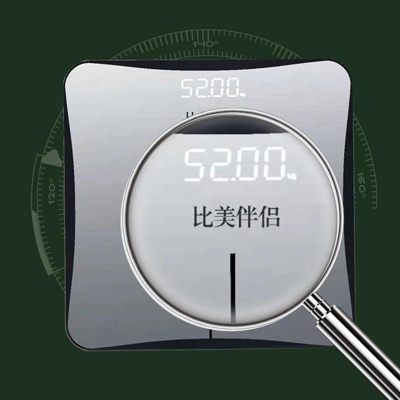 Glass Smart Electronic Scales USB Charging LCD Display Body Weighing Digital Body Weight Scale Floor Scales