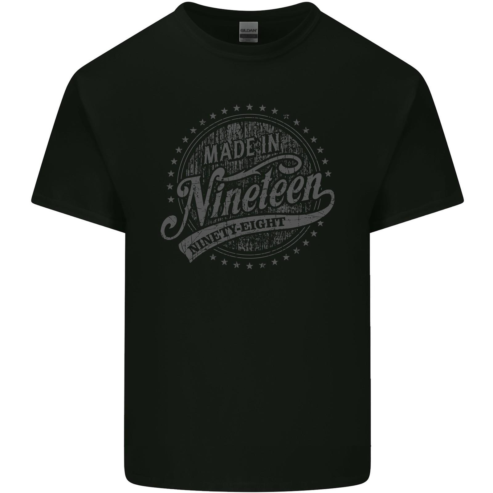 Distressed 28th Birthday Made In 1998 Mens Light Cotton T-Shirt 2XL