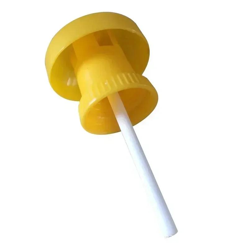 1/2pcs Fruit Fly Trap Plastic Cover Head Yellow Fruit Fly Trap Trap Cover Head Home Farm Pest Control