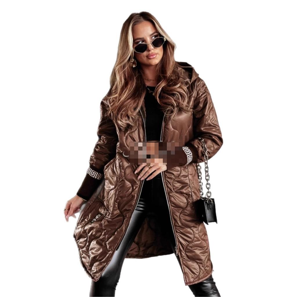 2026 Autumn/Winter New Women's Fashion Korean Style Embossed Design Lightweight Slimming Cotton Jacket