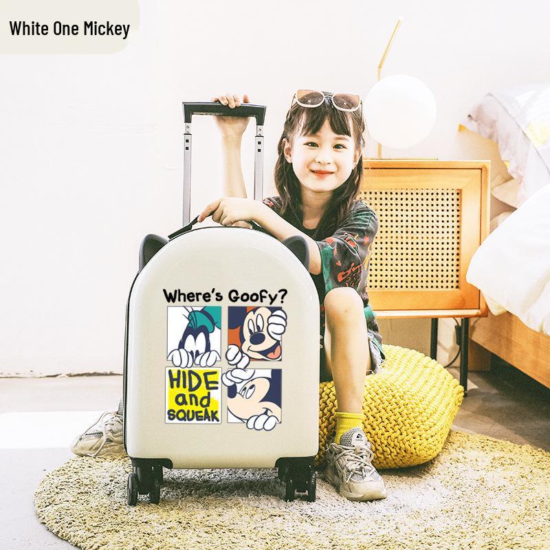 18-Inch Kids' Cartoon Trolley Suitcase with Combination Lock – Ideal Cabin Luggage for Boys and Girls