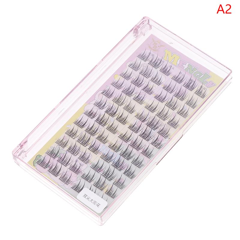 Diy Clusters Eyelash Extension Mix Dovetail Individual Lashes Volume False Eyelashes Natural Segmented Eyelash Bundles Makeup