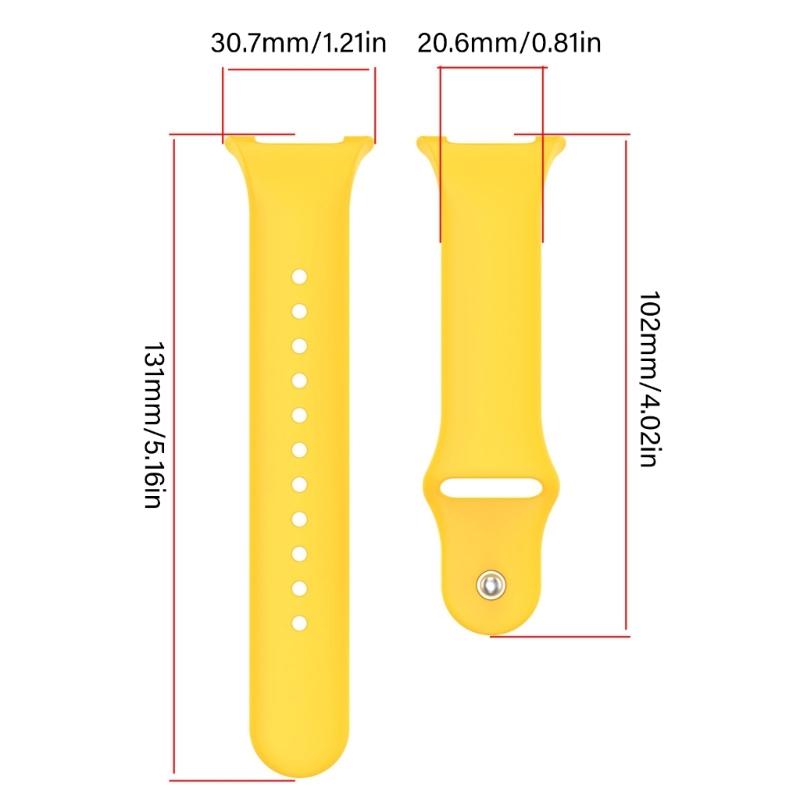 Exchangeable Elastomer Watchband Consistent Watch 8 40mm 44mm Traditional 46mm Secure Break Ending Customizable Fit