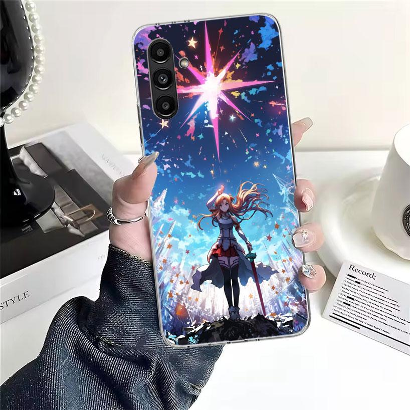Anime Sword Art Online SAO Phone Case For Samsung Galaxy A13 A14 A15 A16 A17 A53 A54 A55 A56 A57 A33 A34 A35 A36 A37 A23 A24 A25