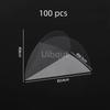 Cake roll separator paper transparent hand-held baking oil resistant square cake decorative edge holder Dessert Mousse Mat paper
