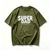 Vintage Super Dad Graphic TShirt For Unisex Fathers Day Gift Retro Distressed Print Cotton Casual Short Sleeve Tees Harajuku Y2k