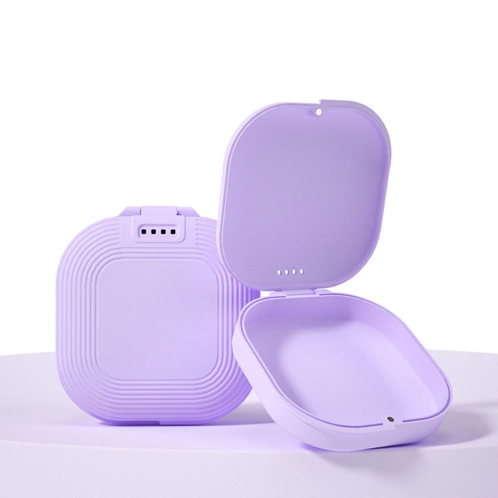 Plastic Fake Teeth Container Braces Box Orthodontic Retainer Box Denture Storage Box Dental Case
