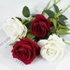 50cm Artificial Rose Flower Branch Long Stem Red Rose Bouquet for Wedding Table Arrangements Home Decoration Valentines Day Gift