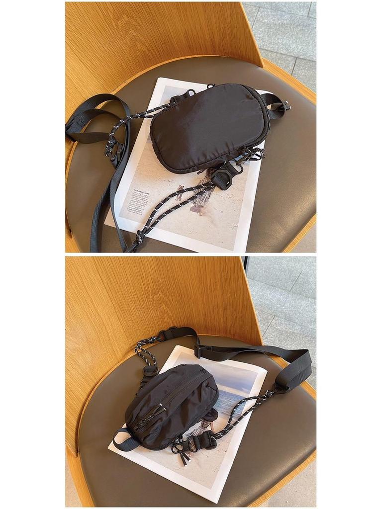 Women's Versatile Mini Crossbody Bag - Fashionable Oxford Cloth Phone and Coin Purse