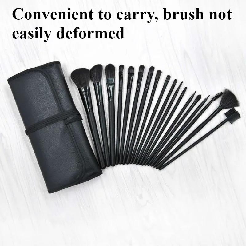 Gift Bag Of 24 Pcs Makeup Brush Sets Professional Cosmetics Brushes Eyebrow Powder Foundation Shadows Pinceaux Make Up Tools