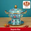 Cloisonné Pure Copper Mini Hot Pot