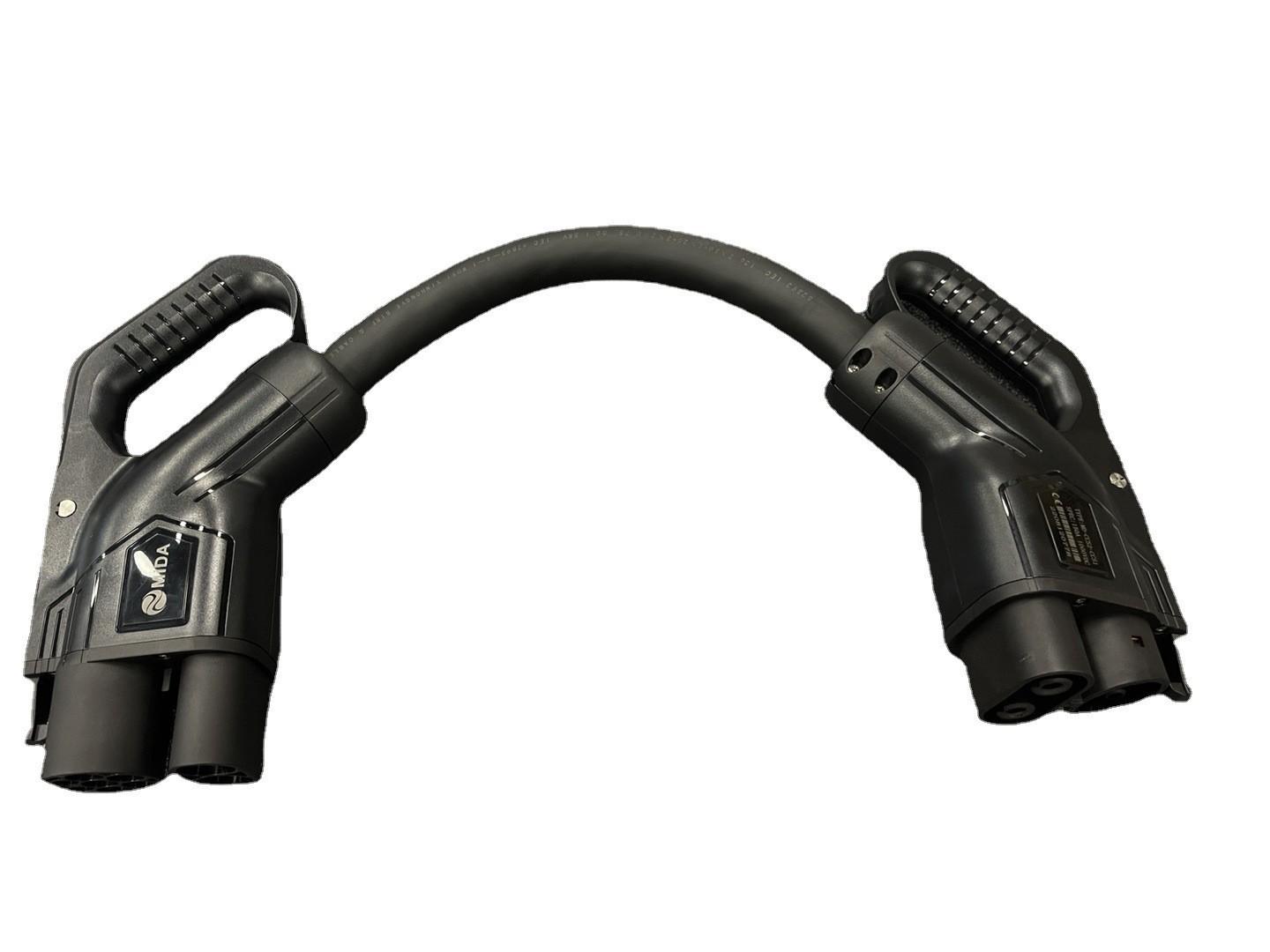 

Зарядный кабель CCS2 - CCS1 EV PHEV, быстрое зарядное устройство постоянного тока, комбинированный адаптер CCS 2 - CCS Combo 1 с кабелем EVSE 0,5 м, 1000 В постоянного тока, 150 А чёрный