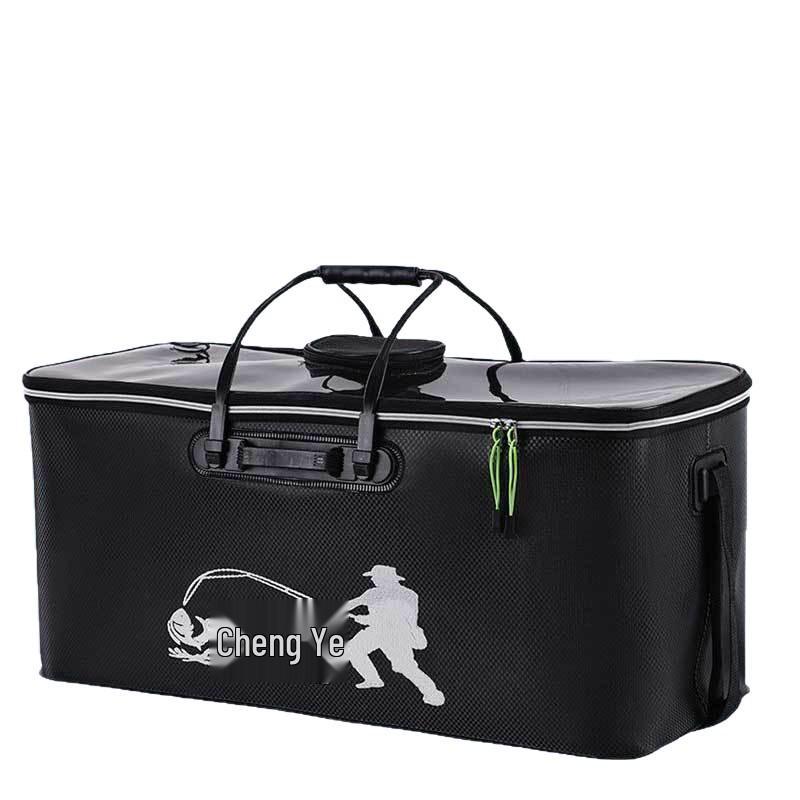 Faltbarer wasserdichter EVA-Fischbehälter mit transparentem Deckel