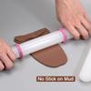 uxcell Fondant Rolling Pin, 33cm x 3.5cm, PP Plastic Non-Stick Fondant Roller, Dough Roller, Kitchen Decorating Tool for Fondant, Cookies, Pastries, P
