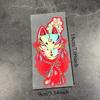 Fox Mask JDM Motorcycle Stickers Waterproof for Motorbike Front Fairing DIY Scooter Helmet Box Reflective Laser Vinyl Decals