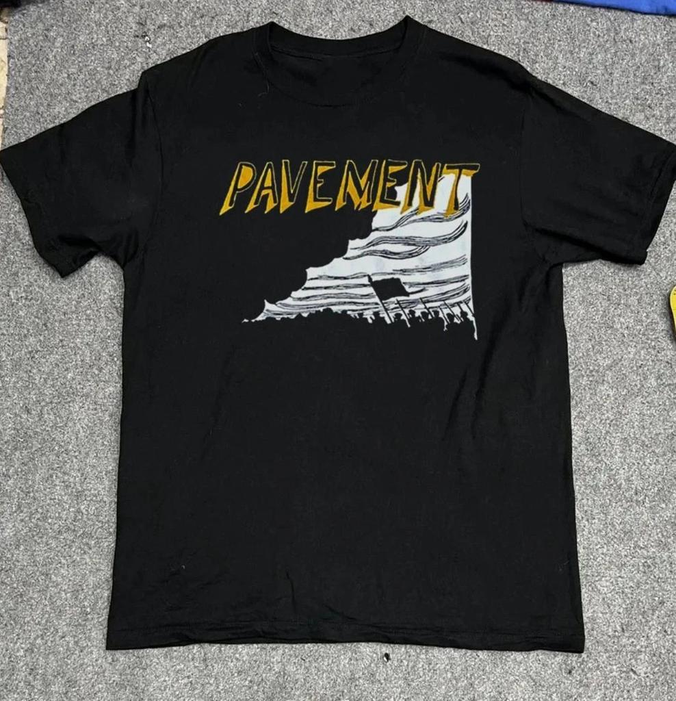Pavement Band Gift For Fans Heavy Cotton Black T Shirt S-5XL EN692