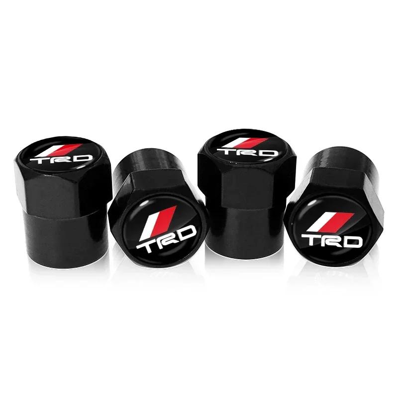 Car Tyre Hexagonal Valve Stem Cover Dust Caps Accessories For Toyota TRD RAV4 Avensis Yaris Levin Crown Vios Sienna Corolla