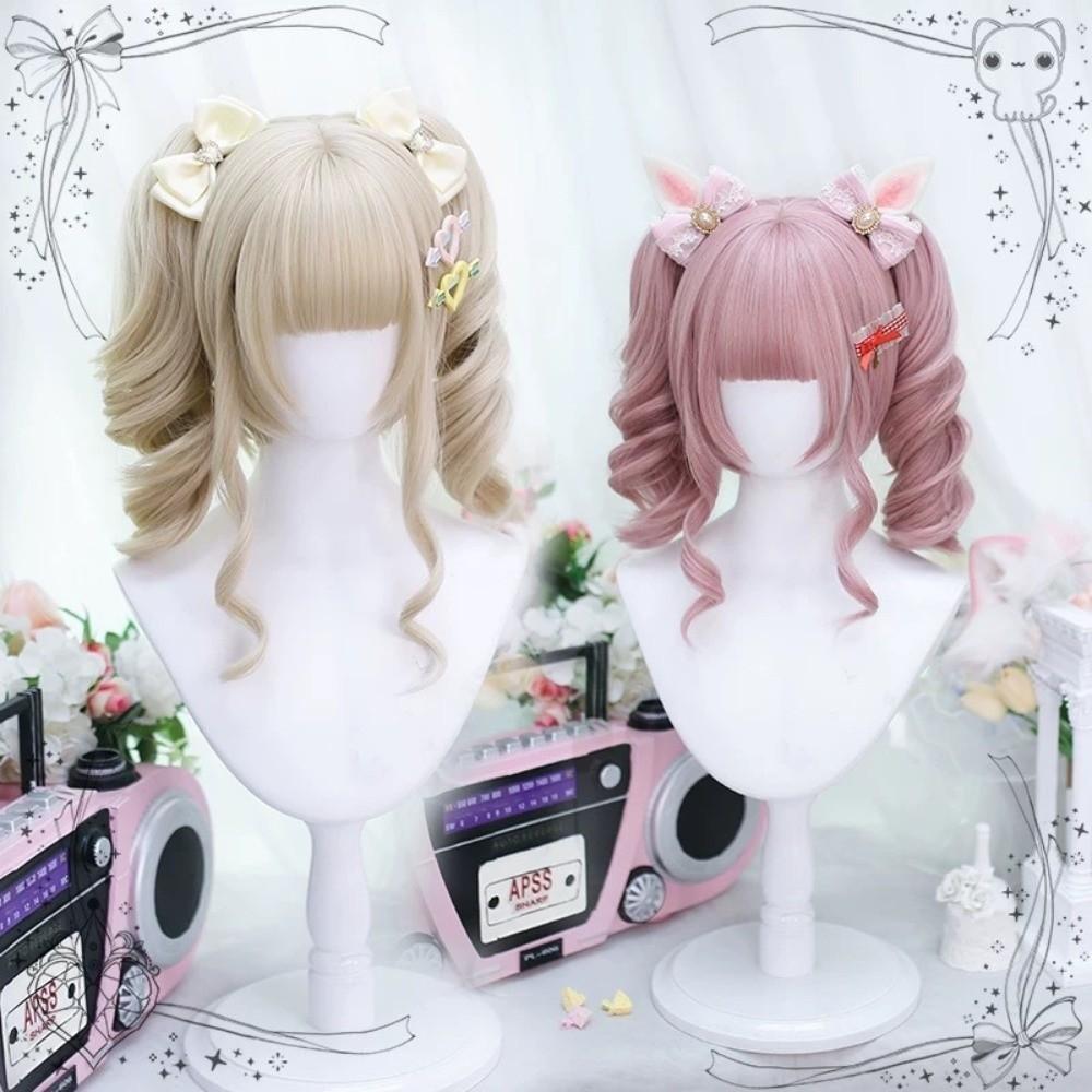 Princess Cut Synthetic Wigs With Bangs Harajuku Short Cosplay Lolita Hair  Carnival