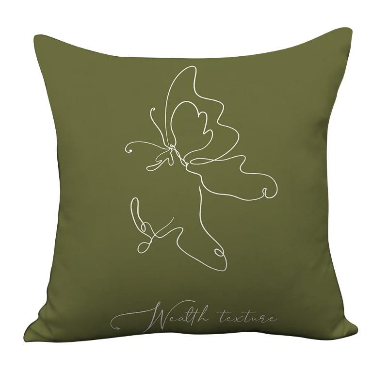 Nordic Retro Light Luxury High-end Pillowcase Living Room Bedside Sofa Pillow Bedroom Cushion Pillow Case