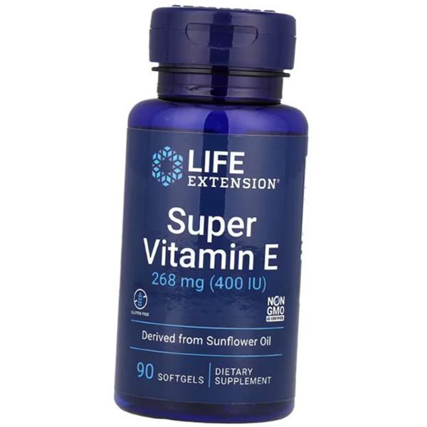 

Вітамін Е, Super Vitamin E 400, Life Extension 90 гелкапс (36346082) 90softgels