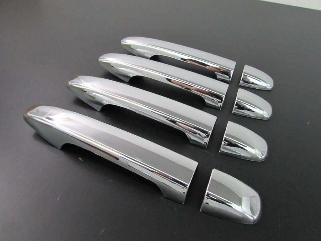 BRIGHTZ BRIGHTZ Prius PHV 35 Series Chrome Plated Door Handle Covers, Nobu Full Cover Type, 8 Pieces [PRIUS30-NOBU-FS-A4B0C0D4] 1383