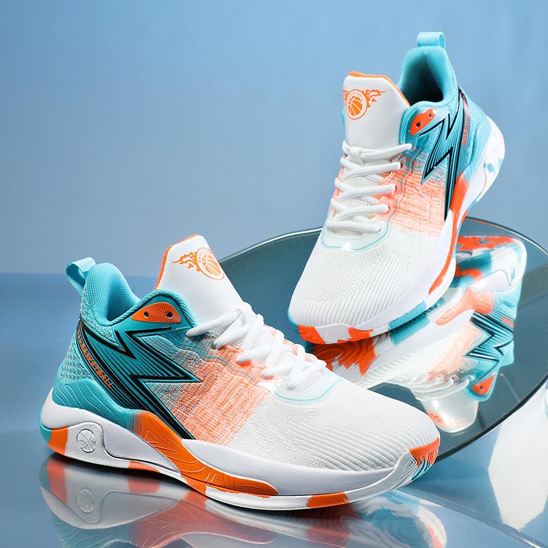 Men Shoes Outdoor Non-slip Basketball Shoes Comfortable Lightweight Sneakers Man Leather Casual Shoes High Quality Tennis Shoes