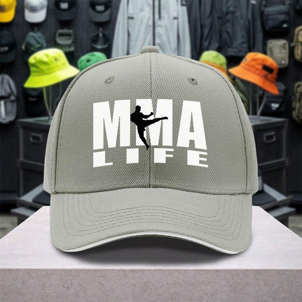 Mma Fighting Theme Baseball Cap Unisex Adjustable Lightweight Outdoor Cap Printed Design